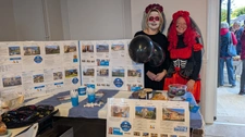 Marché local pour halloween à Annoux
