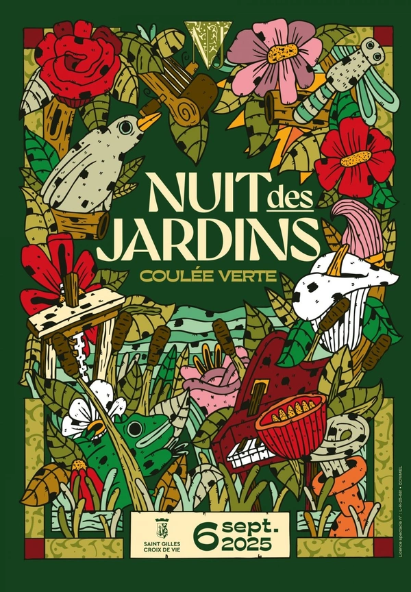 NUIT DES JARDINS 2025 à Saint-Gilles-Croix-de-Vie, avec Damien BETUS