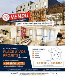 🚀 VENDUS EN QUELQUES JOURS !