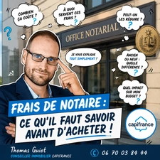 Les frais de notaire expliqués