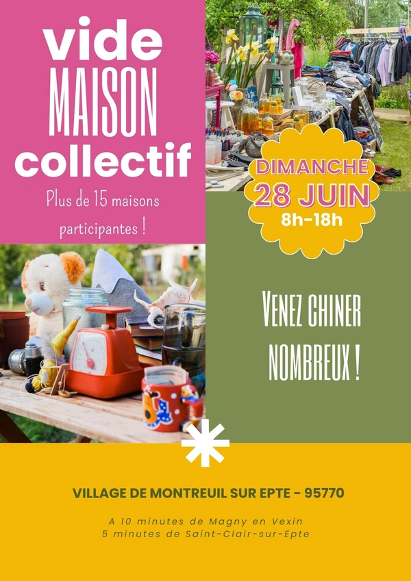 Les brocantes et vide-greniers à venir dans le Vexin