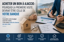 Acheter à Ajaccio : pourquoi voir sa banque avant les visites