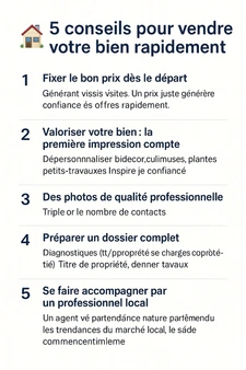 5 conseils pour vendre votre bien rapidement