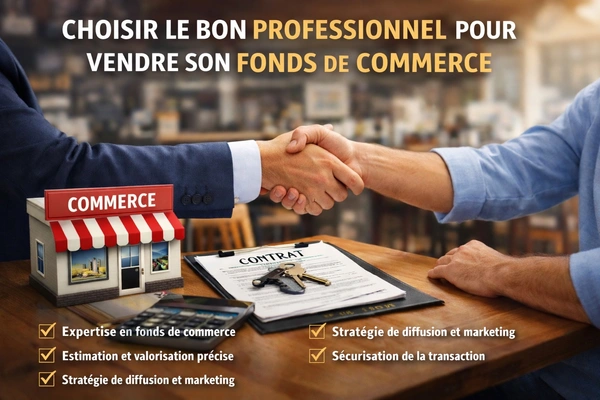 Bien choisir son professionnel de l'immobilier pour vendre son fonds de commerce
