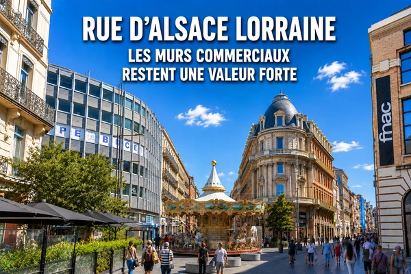 Rue d’Alsace-Lorraine : des murs commerciaux toujours recherchés