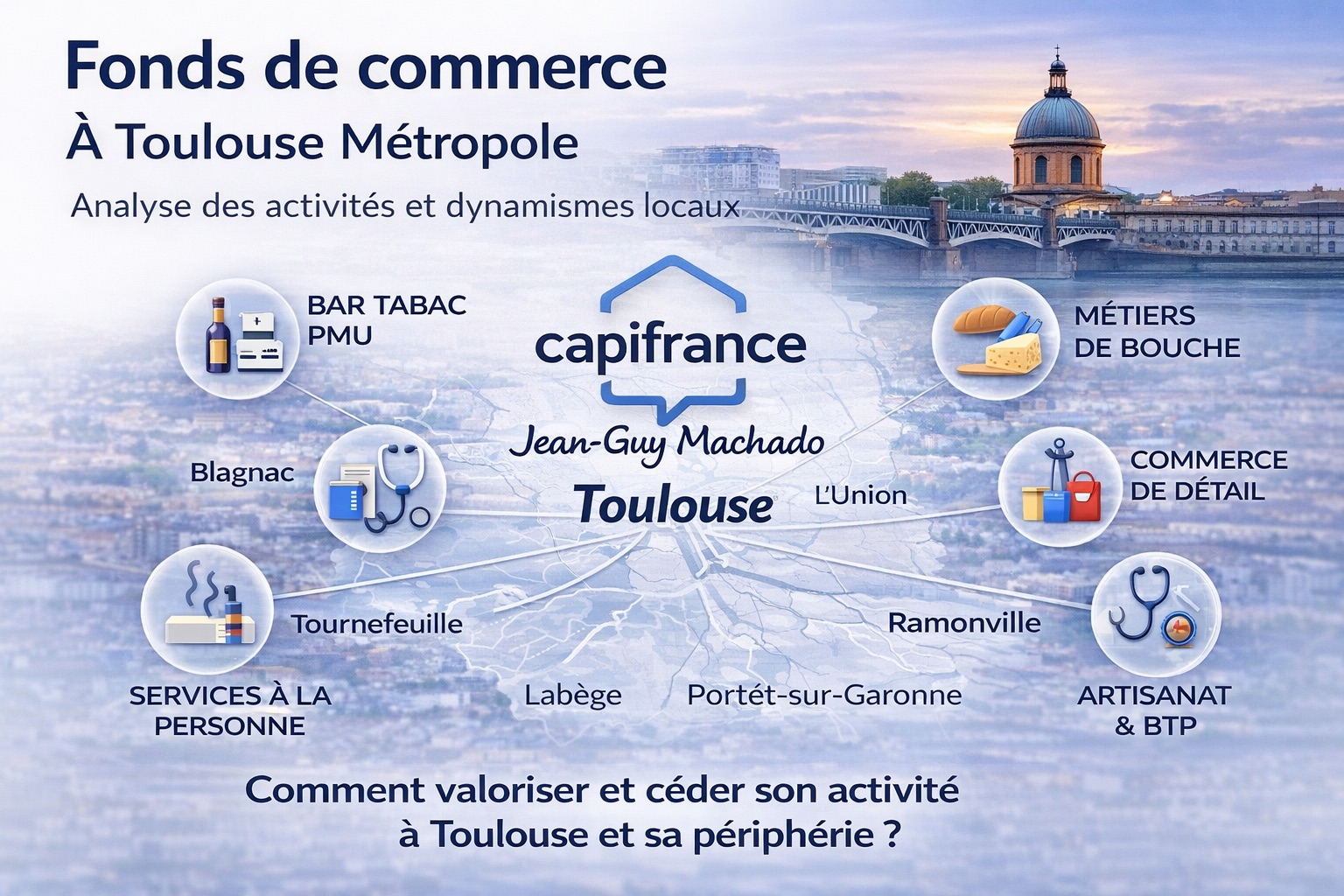 Fonds de commerce à Toulouse : secteurs porteurs et opportunités