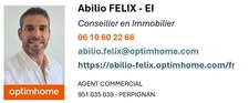 Conseiller immobilier indépendant au Barcares, je mets mon experience et ma disponibilité à votre sevice. Avec Optimhome, je vous offre un accompagnement personnalisé et efficace. Votre satisfaction est ma réussite.