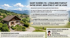 Sport, bien être et art de vivre à Saint-Eusèbe (74)