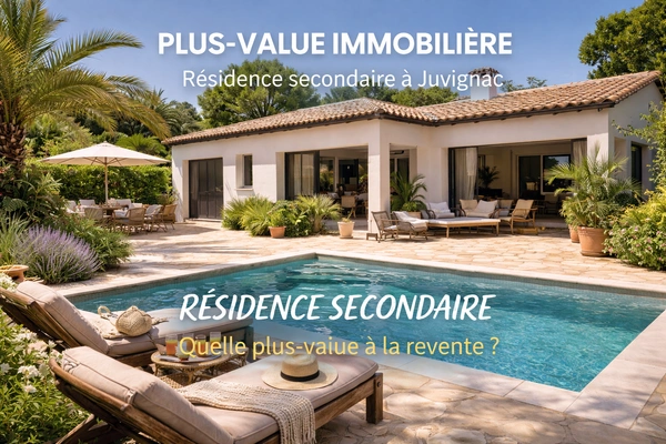 Plus-value immobilière sur la vente d’une résidence secondaire à Juvignac