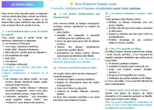 Bien démarrer l'année