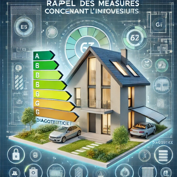 RAPPEL DES MESURES CONCERNANT L’IMMOBILIER AU 01/01/2025