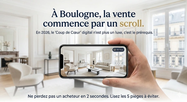 ❌Boulogne-Billancourt : Pourquoi 1 bien sur 2 ne se vend plus au prix ?