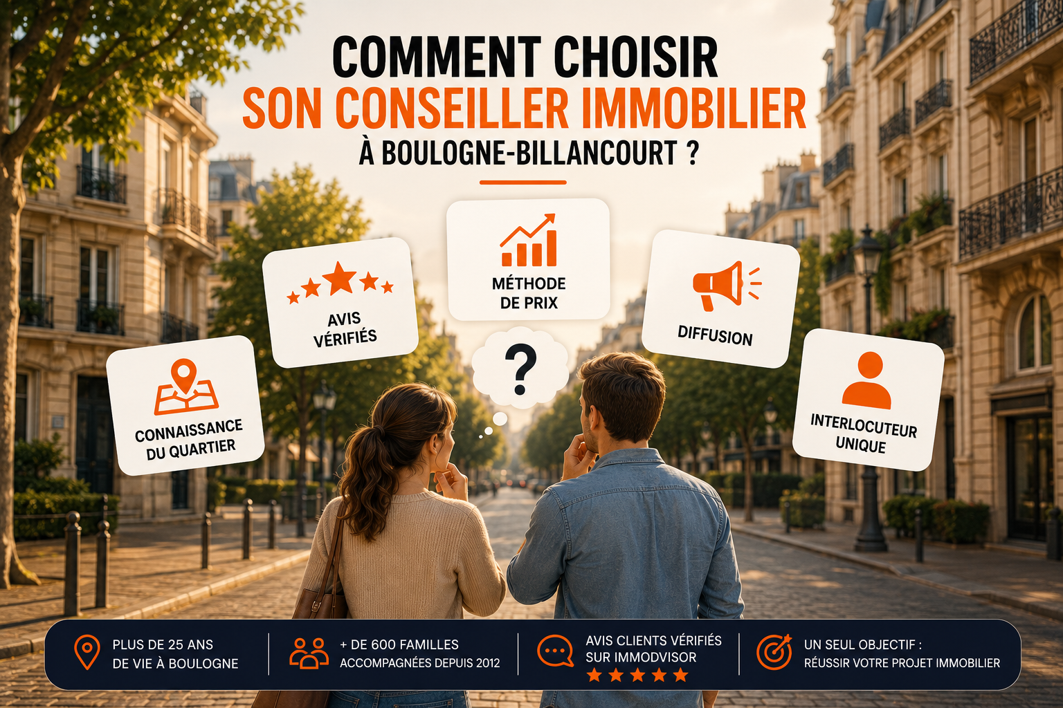 Comment choisir son agent immobilier à Boulogne-Billancourt ?