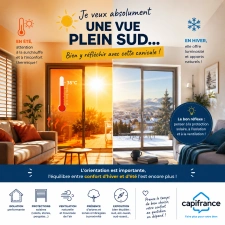 Je veux absolument une exposition plein sud !