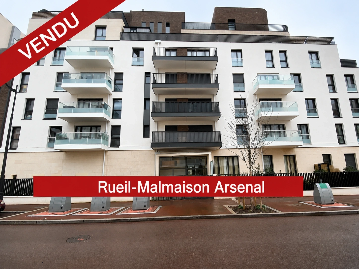 Estimation immobilière d'un appartement avec balcon vendu dans l'Écoquartier de l'Arsenal à Rueil-Malmaison