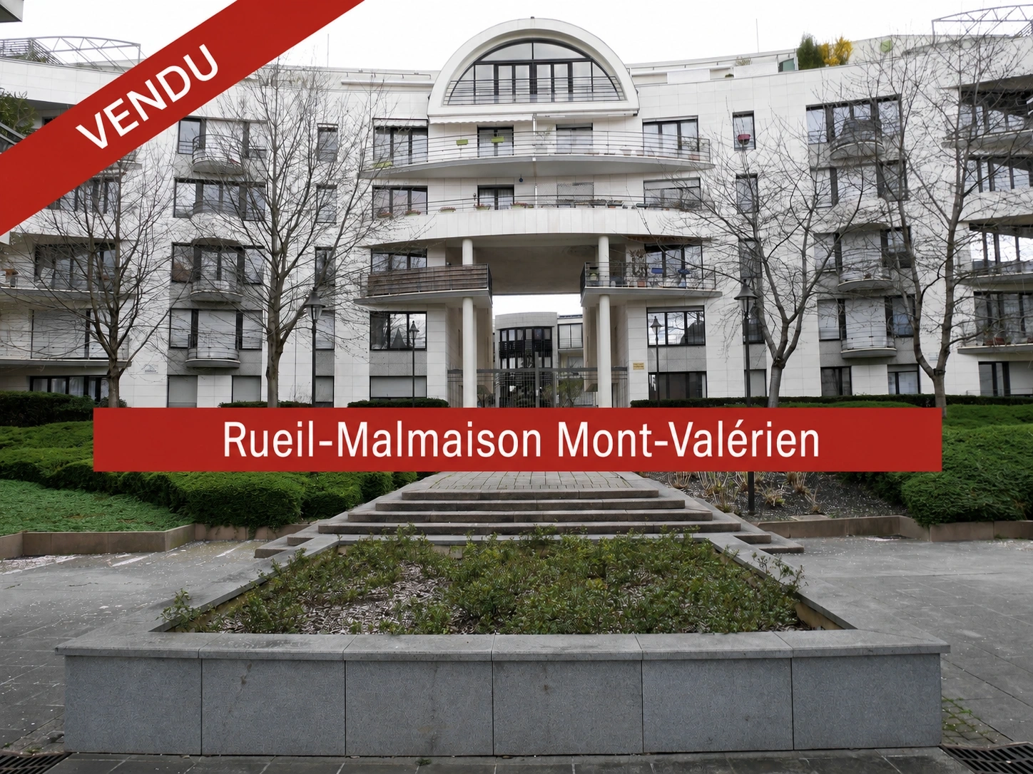 Prix au m² d'un appartement en rez-de-jardin vendu à Rueil-Malmaison au Mont-Valérien par Sarah Bendib