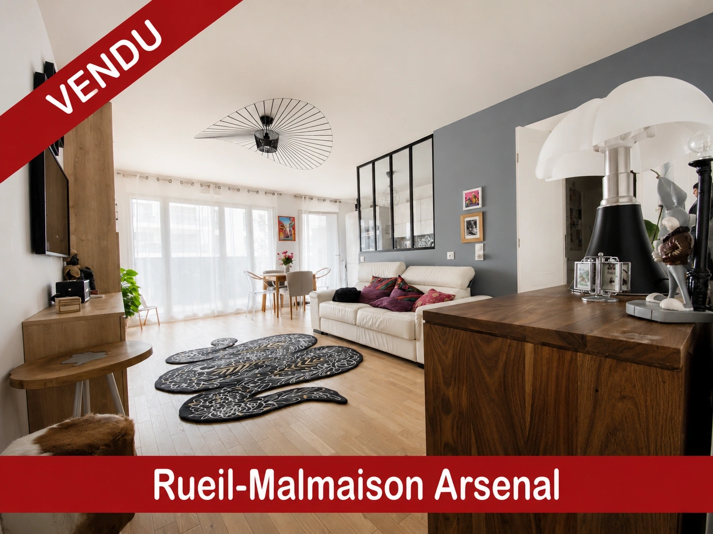 Prix au m² d'un appartement récent avec balcon dans l'Écoquartier de l'Arsenal à Rueil-Malmaison