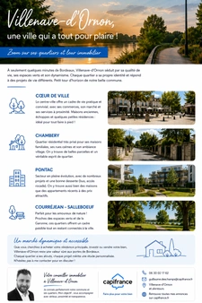 Villenave-d’Ornon : une ville, plusieurs quartiers, plusieurs façons d’habiter