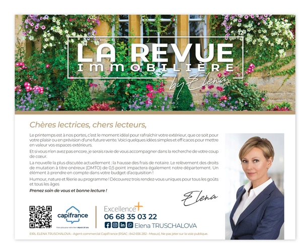 LA REVUE IMMOBILIÈRE by Elena N°12 - 2025