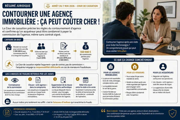Vouloir contourner les honoraires !