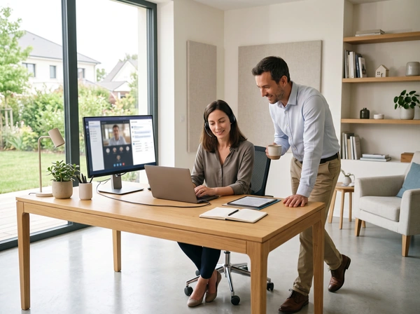 Télétravail : comment le bureau à domicile redéfinit le choix d'un bien