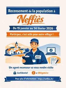 📝 Le recensement de la population à Neffiès : un rendez-vous citoyen essentiel