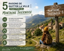 5 raisons de quitter la ville pour vivre en Montagne Thiernoise