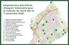 Collecte du verre sur la commune