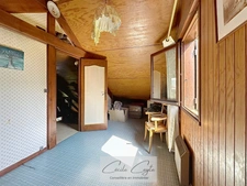 SAINT MARTIN D'URIAGE, chalet familial à 740 m d’altitude – charme, cheminée et grand terrain