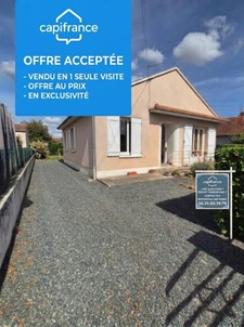 MABLY (42300) – Spécial Investisseur | Maison T3 sur 592 m² de terrain | Rendement brut 6,6 % (Loyer 400 €/mois)