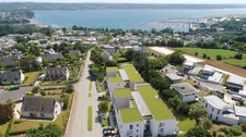 Dpt Finistère (29), à vendre BREST GUIPAVAS LE RODY appartement T3 65.30 m² - Balcons 