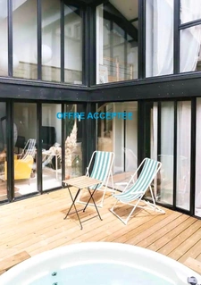 Dpt Finistère (29), à vendre BREST Appartement Loft  de 90 m² Triangle D'Or Secteur Siam St Louis Terrasse