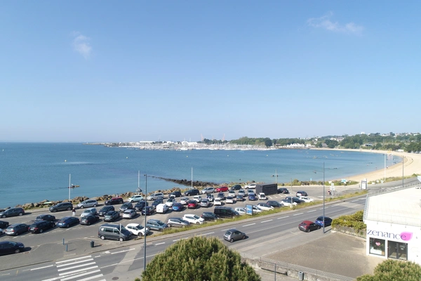 Dpt Finistère (29), à vendre BREST Moulin Blanc Vue Rade appartement T3 de 82.25m² Terrasse 13m²