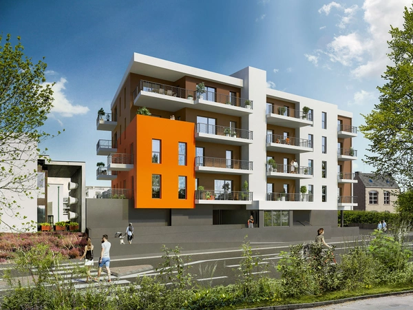 Dpt Finistère (29), à vendre  LANDERNEAU Appartement T3 70.52m²m² Balcon  7m²