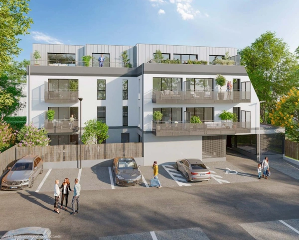 Dpt Finistère (29), à vendre BREST RELECQ KERHUON Appartement T3 62.54m² Jardin 40m²