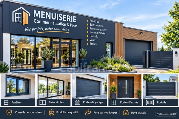 VALENCIENNES (59) - Entreprise de commercialisation et pose de menuiseries