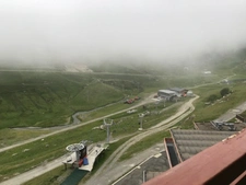 Studio au pied des pistes avec balcon et cellier dans la station de la MONGIE dans les Hautes Pyrénées.  