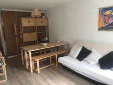Appartement à vendre 2 pièces LA MONGIE (65) dans les Hautes Pyrénées avec cellier, balcon, et casier à ski.