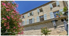 Dpt Tarn et Garonne (82), for sale LAUZERTE stone town house 9 rooms of 205m ² with garden and garage.