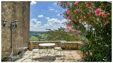 Dpt Tarn et Garonne (82), for sale LAUZERTE stone town house 9 rooms of 205m ² with garden and garage.