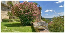 Dpt Tarn et Garonne (82), for sale LAUZERTE stone town house 9 rooms of 205m ² with garden and garage.