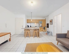 Vendu loué - appartement F3 avec balcon et parkings – Résidence sécurisée avec piscine à Coulommiers (77)