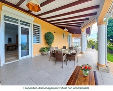 Spacious villa with sea view, 3 bedrooms, potential for expansion – Vieux-Habitants (971)