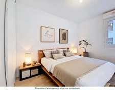 Vendu loué - appartement F3 avec balcon et parkings – Résidence sécurisée avec piscine à Coulommiers (77)