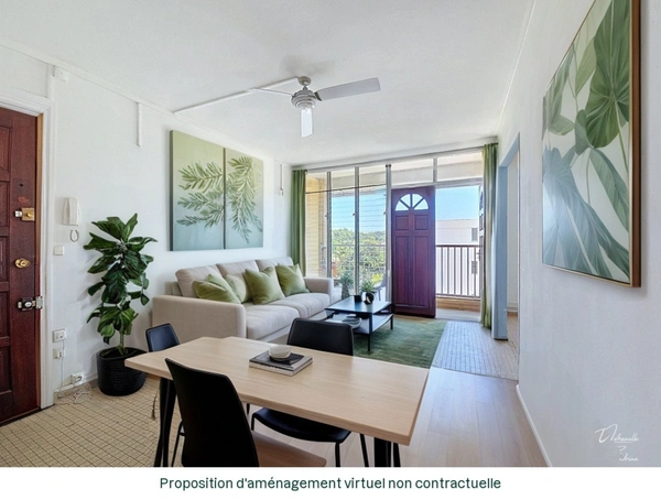 Appartement F5, possibilité d'une 4ème chambre, lumineux avec vue dégagée – Dugazon (La GUP)