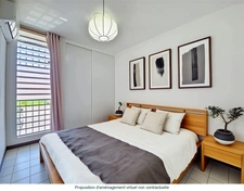 Appartement F4 de 74 m² + 25 m² de loggias, Belcourt, Baie-Mahault