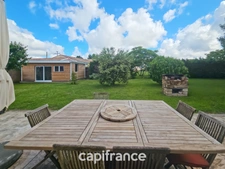 Maison de plain-pied, 112m² et 18m² chalet/studio, terrain de 1152m²