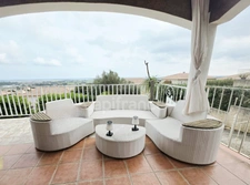 Vue mer – Villa d’architecte avec piscine – 6 pièces – Hauteurs de Biguglia