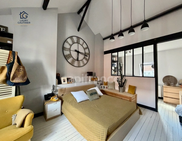 COMINES CENTRE – 116 m² – DPE C – 4 PIÈCES dont grande suite parentale – cour Ouest sans vis-à-vis