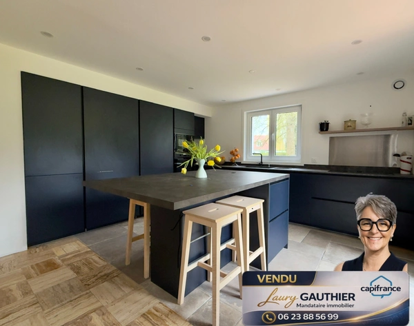 MAISON INDIVIDUELLE – 176 m² – 5 CHAMBRES – GRAND JARDIN 2 500 m² – DOUBLE GARAGE – ENVIRONNEMENT CALME 